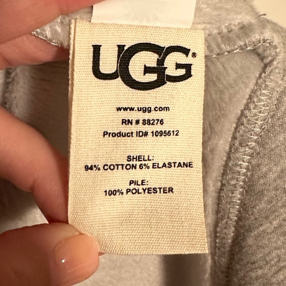 UGG Duffield Robe Women's (Size XL) Charcoal Cozy Soft Collar Spa Bathrobe - Picture 3 of 4